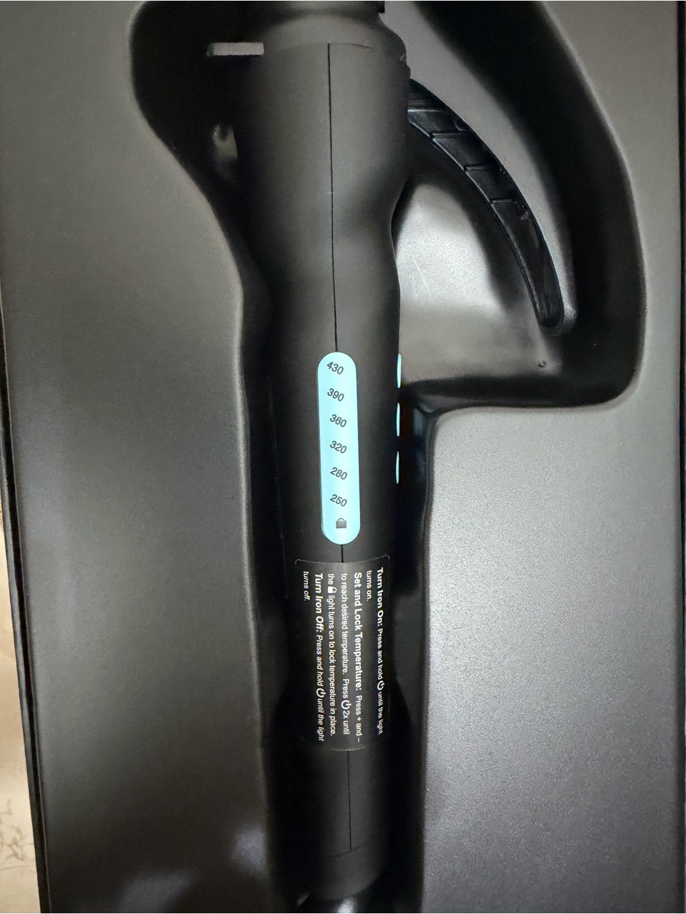 Bio Ionic 1.25" Long Barrel Styling Curling Iron - Black - Picture 2 of 3